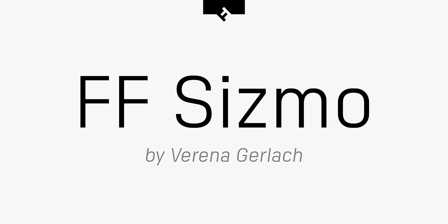Beispiel einer FF Sizmo-Schriftart #1